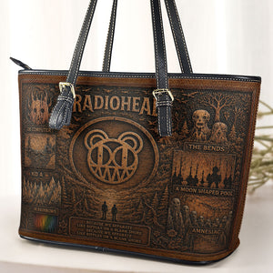 Radiohead Handbag, Tote Bag and Wallet Set - Premium Retro Music Merchandise Gift