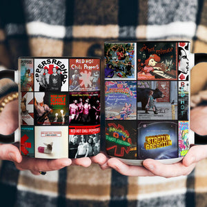 Red Hot Chili Peppers Accent Mug Classic Album Cover Collage Gift for Fans