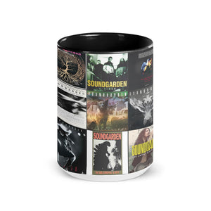 Soundgarden Accent Mug Classic Album Cover Collage for Grunge Rock Fans
