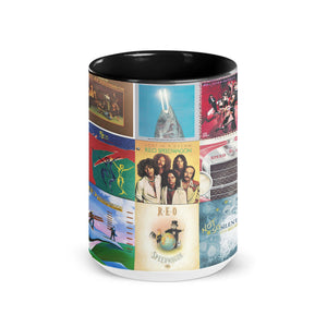 REO Speedwagon Album Art Collection Accent Mug for Music Fans Classic Rock Coffee Cup Gift