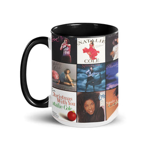 Natalie Cole Accent Mug Classic Album Cover Collage Gift for Music Fans