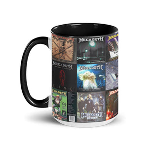 Megadeth Accent Mug Thrash Metal Titans Album Collage Gift