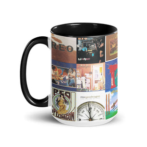 REO Speedwagon Album Art Collection Accent Mug for Music Fans Classic Rock Coffee Cup Gift