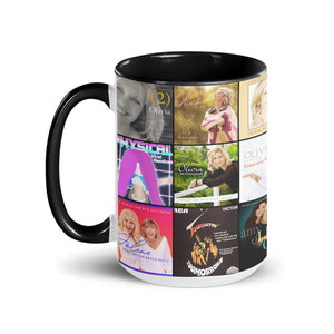 Olivia Newton-John Accent Mug Classic Album Cover Collage Gift