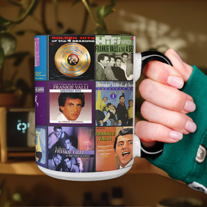 Frankie Valli & The Four Seasons Accent Mug Classic Album Cover Collage Gift for Music Lovers
