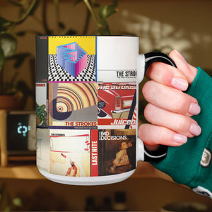 The Strokes Accent Mug Classic Album Cover Collage Gift for Fans