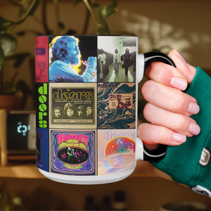 The Doors Accent Mug Classic Album Cover Collage Gift for Music Lovers