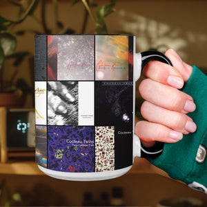 Cocteau Twins Accent Mug Classic Album Cover Collage Gift for Dream Pop Fans