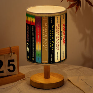 Retro Music Album Spine Fabric Lamp A Tribute to Iconic Pop Classics