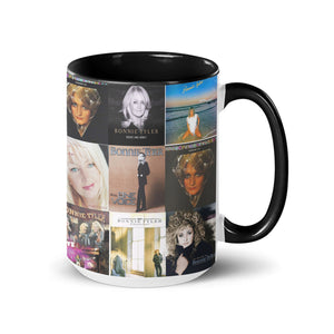 Bonnie Tyler Accent Mug Nostalgic Album Cover Collage Gift
