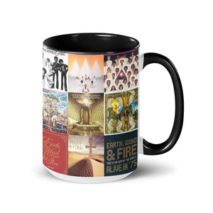 Earth, Wind & Fire Accent Mug Iconic Album Cover Collage Gift