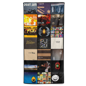Pear Jam Beach Towel Album Cover Collage Classic Rock Towel