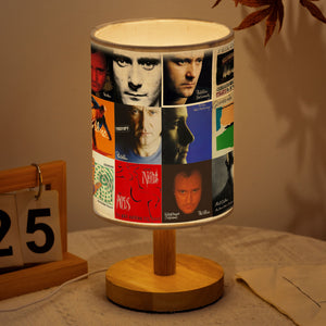 Phil Collins Album Art Fabric Lamp Timeless Glow for Music Lovers