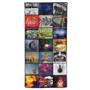 Phish Beach Towel Album Cover Collage Classic Rock Towel