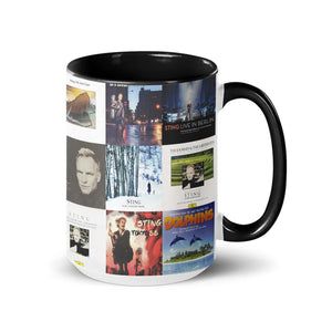 Sting Accent Mug Iconic Album Cover Collage Gift