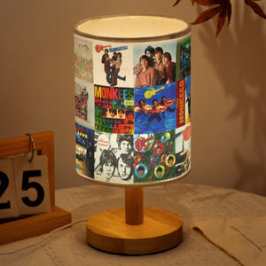 The Monkees Albums Lamp 60s Pop Rock Nostalgia Table Light