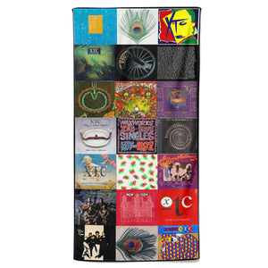 XTC Beach Towel Album Cover Collage Classic Rock Towel
