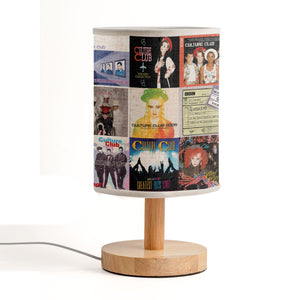 Culture Club Albums Fabric Lamp Retro 80s Pop Icon Table Light