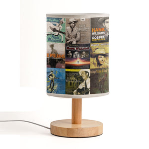 Hank Williams Fabric Lamp A Classic Country Glow for True Music Fans