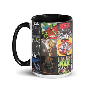 Kix Accent Mug Hard Rock Album Cover Collage Gift