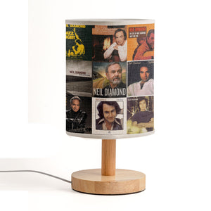 Neil Diamond Albums Fabric Lamp A Beautiful Noise for the Soul