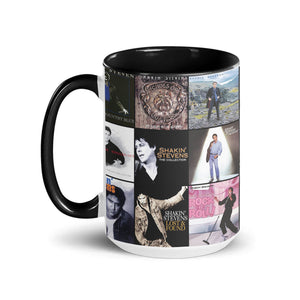 Shakin’ Stevens Accent Mug Retro Album Collage Tribute