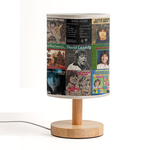 David Cassidy Fabric Lamp A Warm Tribute for Music Lovers