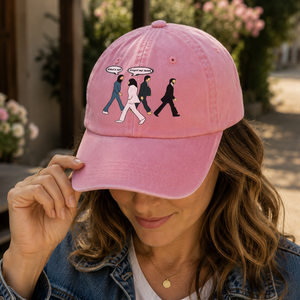 Abbey Road Denim Dad Cap Iconic Walk ( With BOX)
