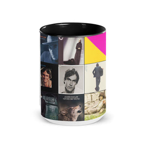 James Taylor Accent Mug Timeless Album Cover Collage Gift