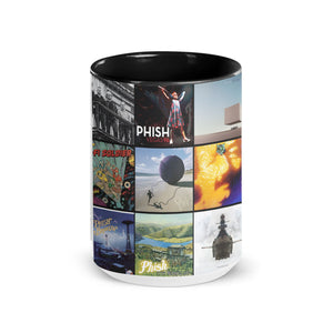 Phish Accent Mug Classic Album Cover Collage Gift for Jam Band Fans