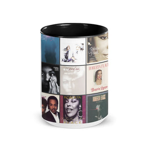 Roberta Flack Accent Mug Soulful Classics Album Collage Gift