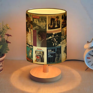 Bob Dylan Album Cover Table Lamp Retro Music Decor for Fans