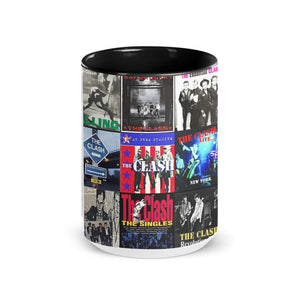 The Clash Accent Mug Classic Album Cover Collage Gift