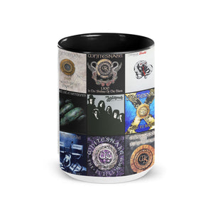 Whitesnake Accent Mug Classic Rock Nostalgia Collage Gift
