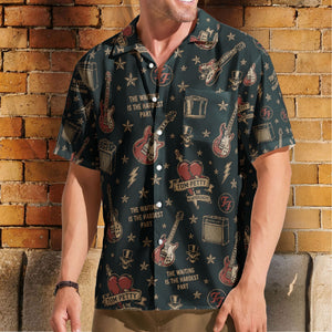 Tom Petty & The Heartbreakers The Waiting Is The Hardest Part Hawaiian Shirt – Retro Music Album Art Inspired Unisex Shirt