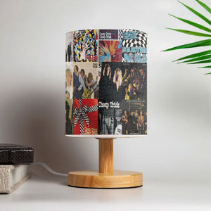 Cheap Trick Album Collage Fabric Lamp Classic Rock Home Decor Light