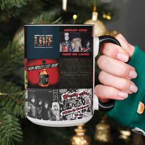 Mötley Crüe Accent Mug Classic Hard Rock Album Collage Gift