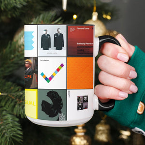 Pet Shop Boys Accent Mug Modern Album Art Collage Gift