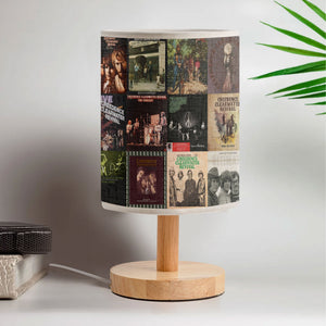 Creedence Clearwater Revival Fabric Lamp Classic Album Art Collage