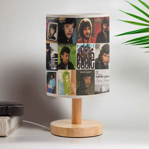 Eddie Rabbitt Fabric Lamp A Warm Tribute to a Country Legend
