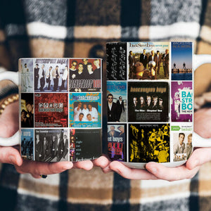 Backstreet Boys Accent Mug Iconic Album Cover Collage Gift