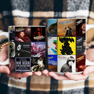 Bob Seger Accent Mug Classic Album Cover Collage Gift