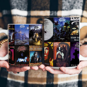 King Diamond Accent Mug Heavy Metal Album Cover Collage Gift