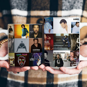 Lionel Richie Accent Mug Soulful Classics Album Cover Collage Gift