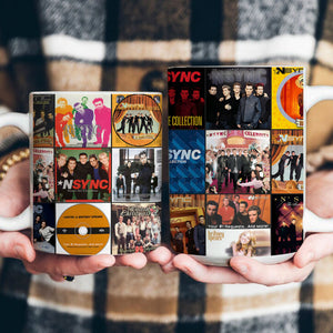 NSYNC Accent Mug Pop Legend Album Cover Collage Gift