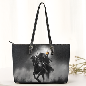 Headless Horseman Halloween Leather Handbag & Wallet Set Gothic Horror Style
