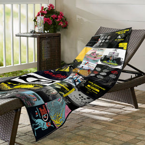 Twenty One Pilots Beach Towel Album Cover Collage Classic Rock Towel