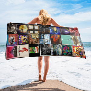 Widespread Panic Beach Towel Album Cover Collage Classic Rock Towel