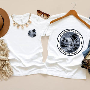 Mother Ocean Comfort Tee Jimmy Buffet Inspired Graphic Shirt