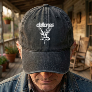 90s Deftones Denim Cap Vintage Metal Music Band Album Merch Gift for Dad (With Box)